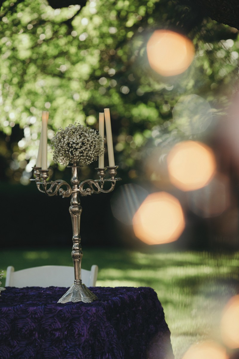 black candles, Junebug Weddings Photo Gallery